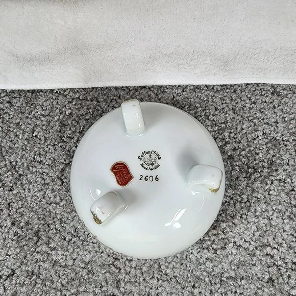 50th Anniversary Dish Trinket Box Candy Dish Lefton China Hand painted Japan - Picture 3 of 16